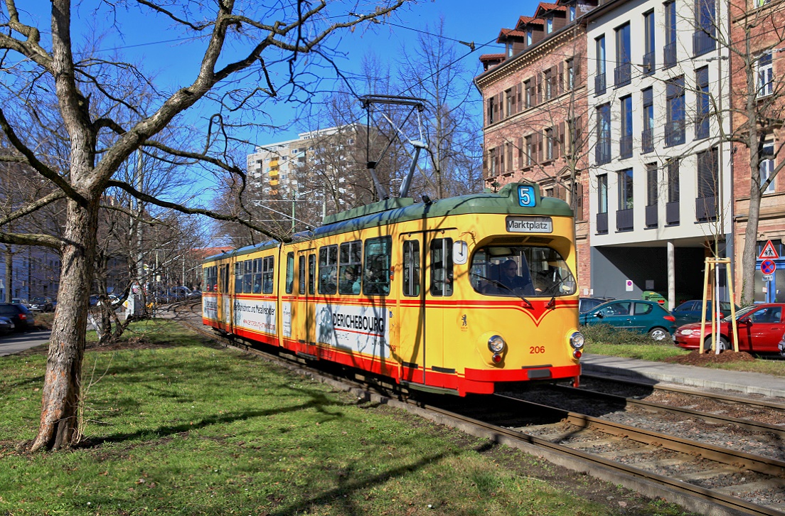 Karlsruhe 206, Mathystraße, 03.03.2015.