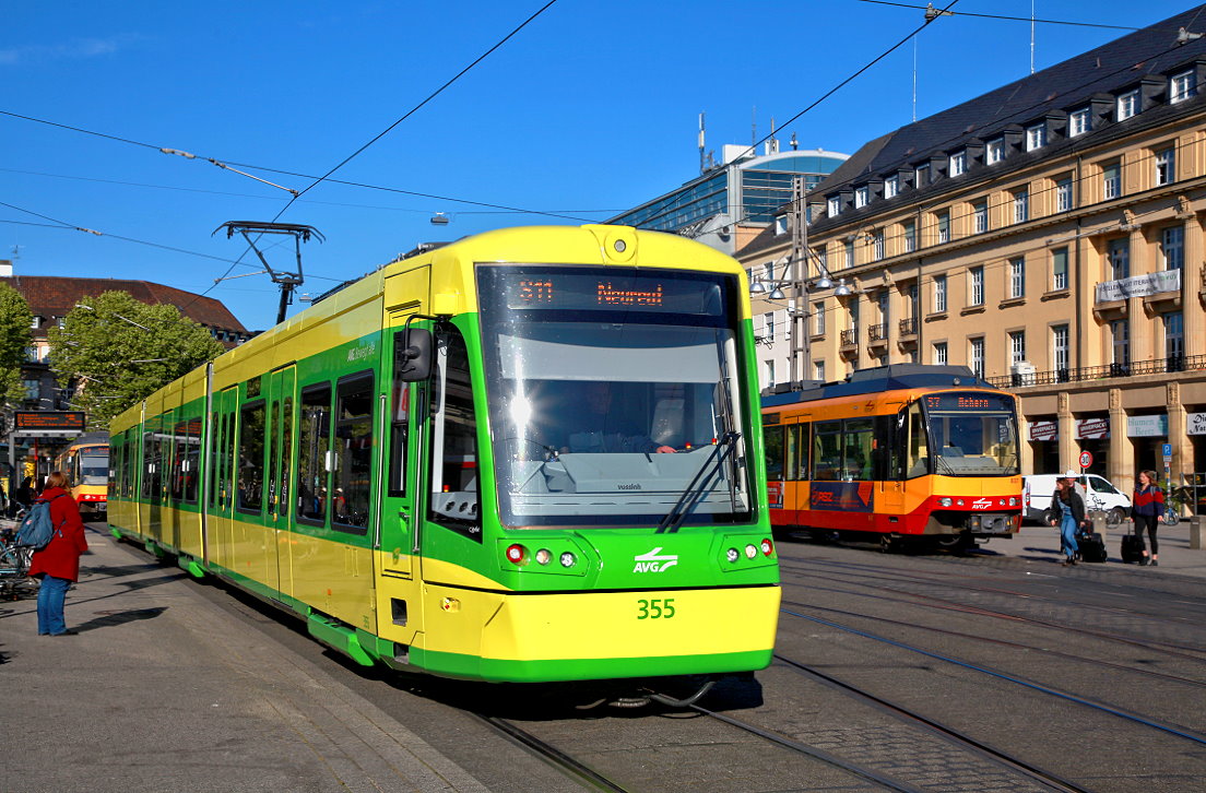 Karlsruhe 355, Bahnhofsplatz, 15.05.2019.
