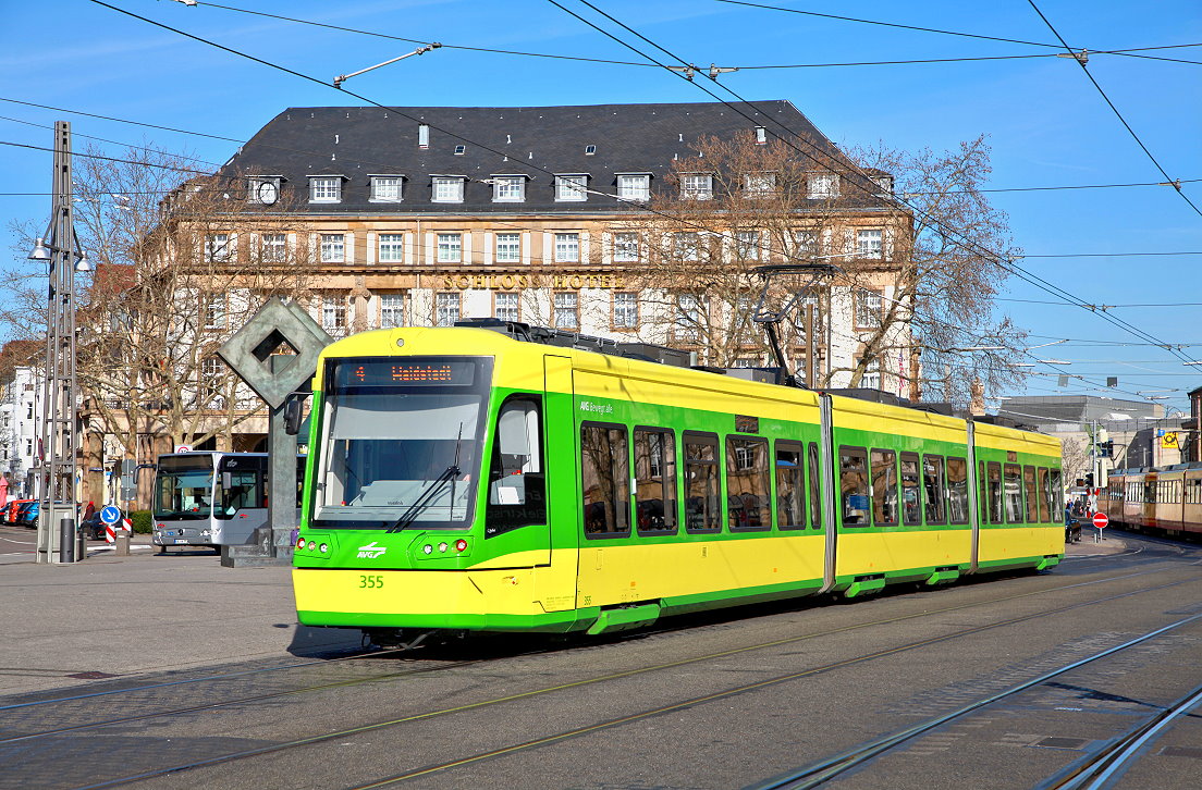 Karlsruhe 355, Bahnhofsplatz, 19.03.2019.
