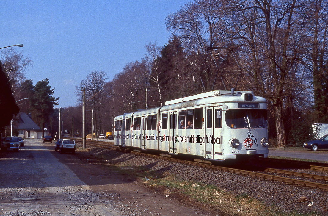 Köln 3105, Lustheide, 16.03.1993.