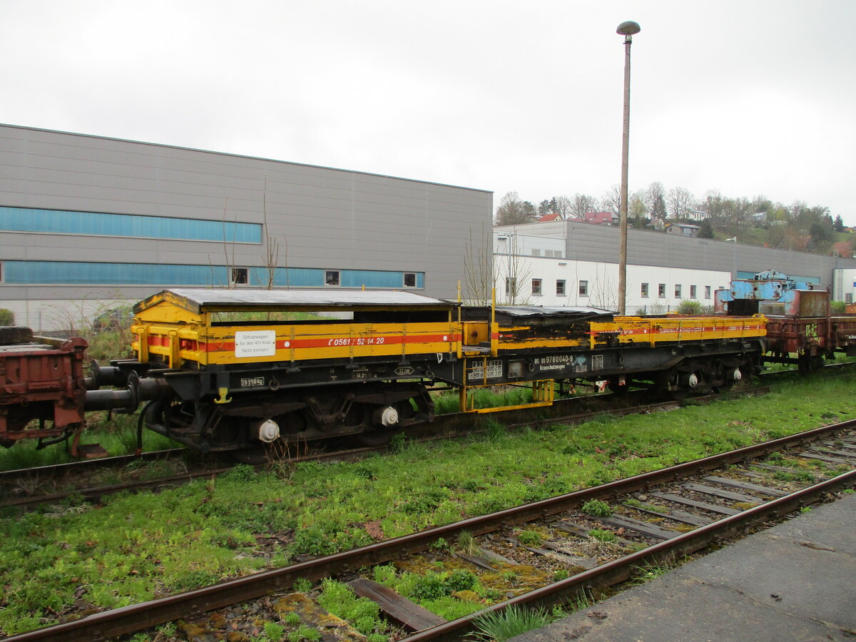 Kranschutzwagen,am 25.April 2022,in Schleusingen.