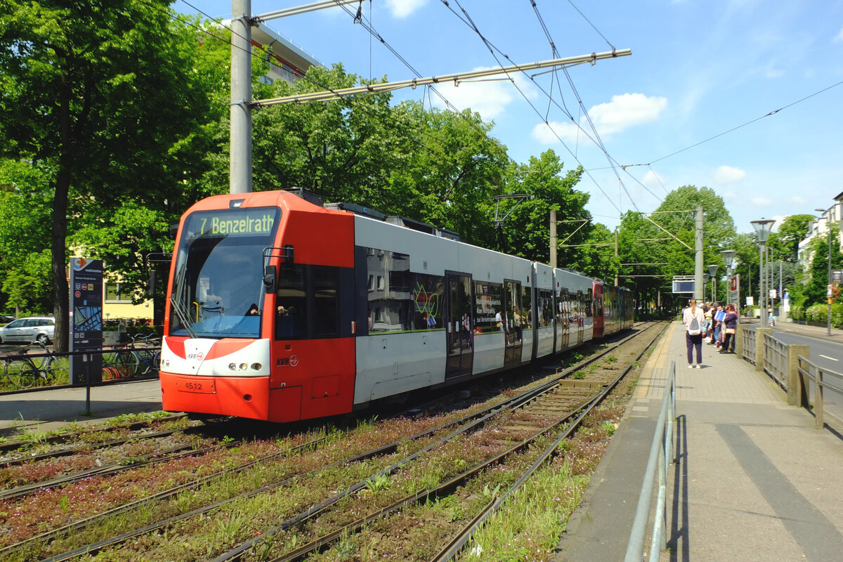 KVB Tw 4512
Köln, Dürener Straße/Gürtel
Linie 7, Benzelrath
10.05.2024