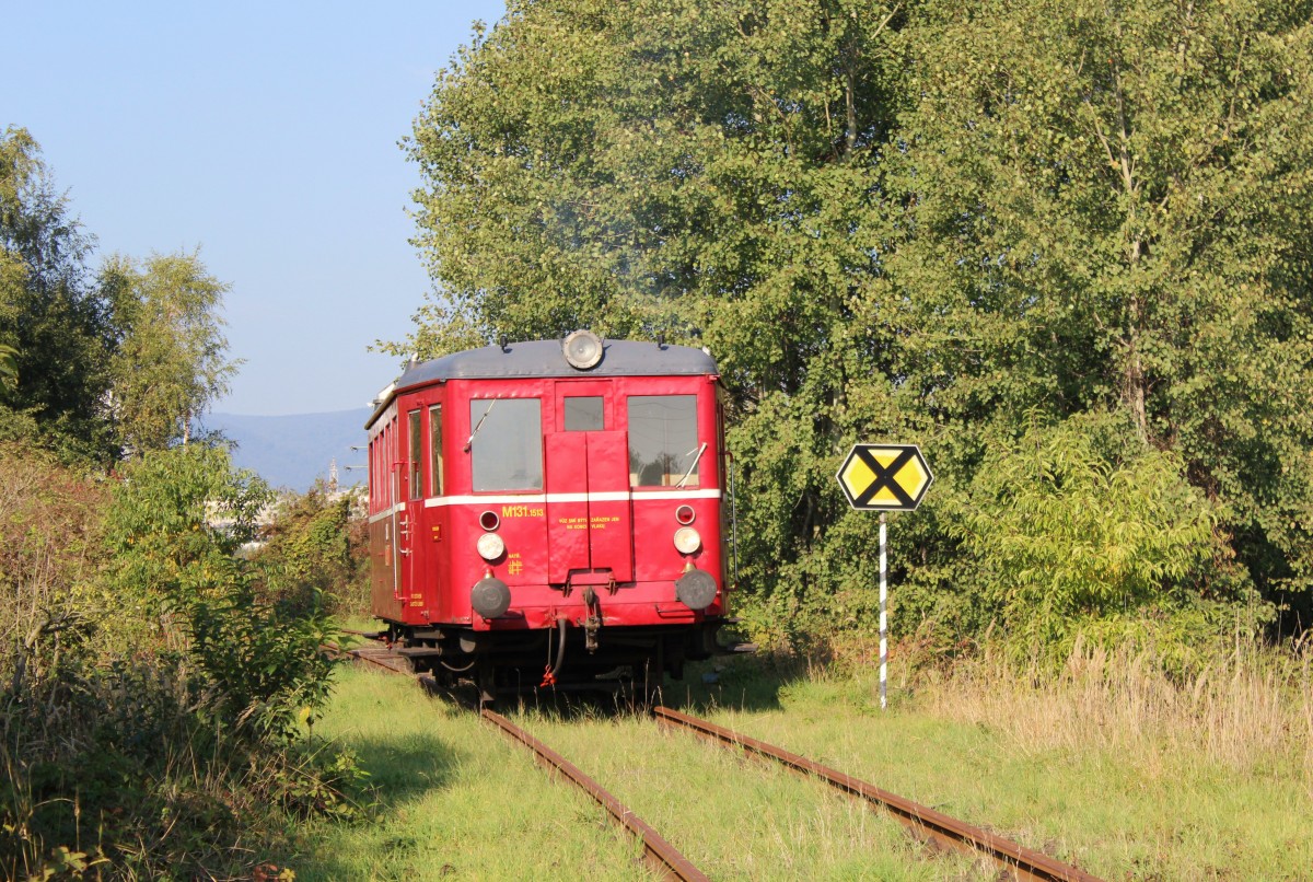 M 131.1513 zu sehen am 03.10.15 in Most zum Anschluss zum Technik Museum.