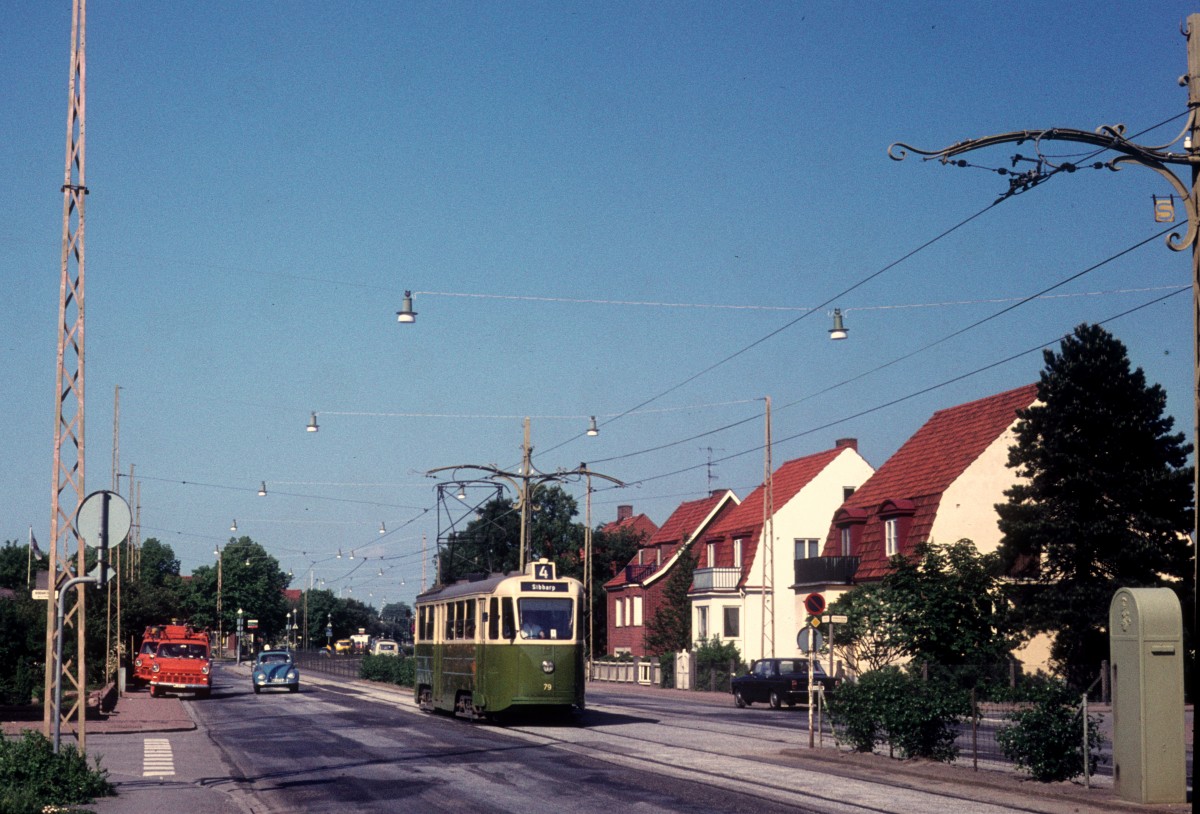 Malm ML SL 4 (Tw 79) Limhamnveien am 7. Juni 1971.