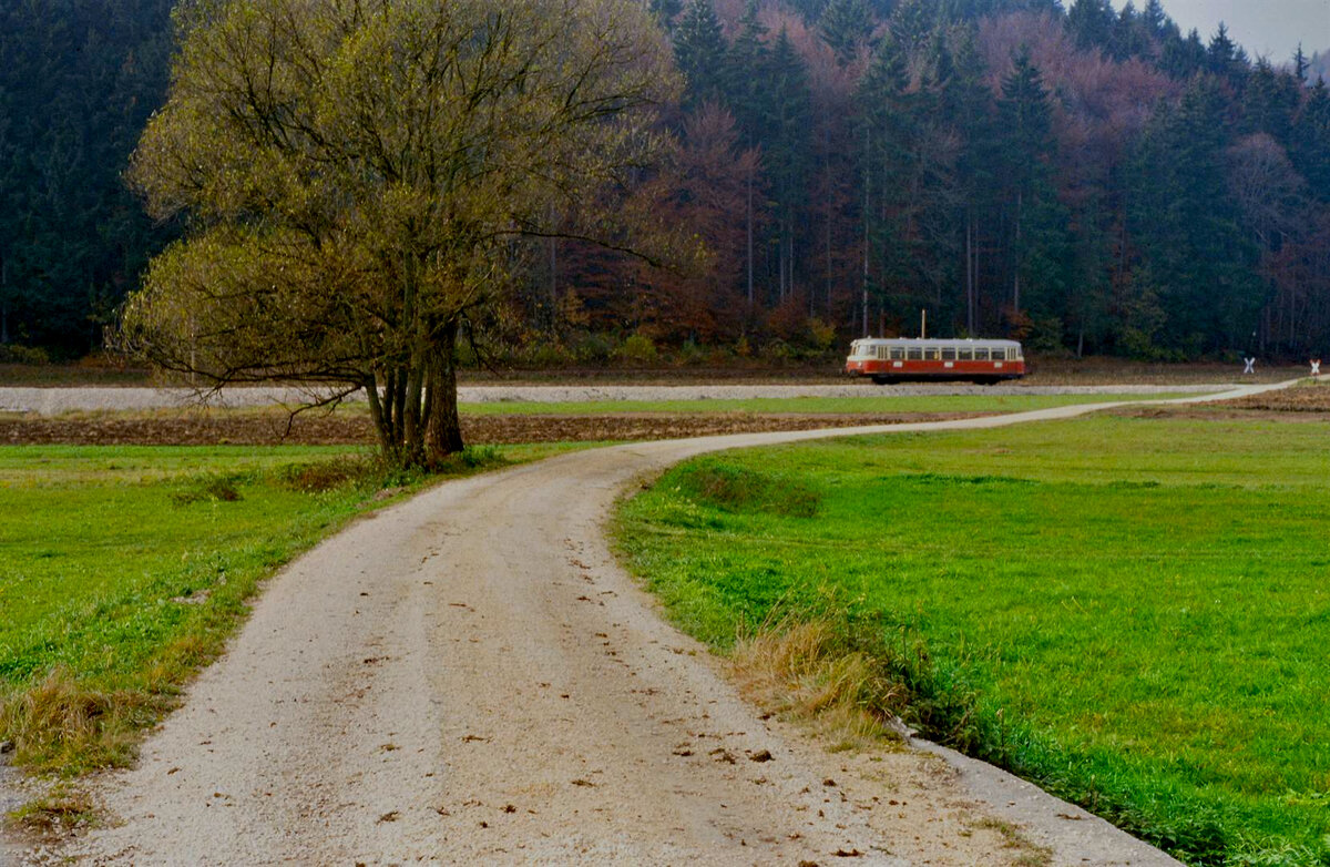 MAN-Schienenbus, Hohenzollerischen Landesbahn, 29.10.1984