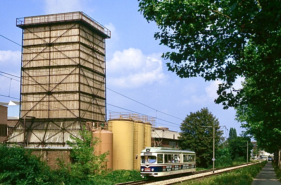 Mannheim 419, Rollbühlstraße, 30.08.1987.
