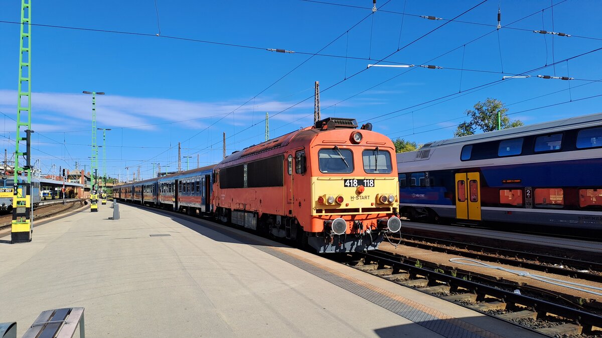 MAV 418 118 Budapest-Nyugati 30 September 2024