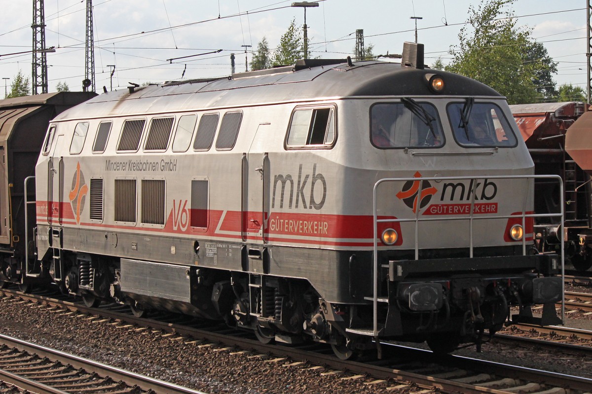 MKB V6 bzw. 216 014 stand am 8.8.13 in Minden.