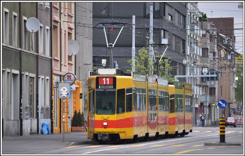 Mühlhauserstrasse in Basel. (21.04.2014)