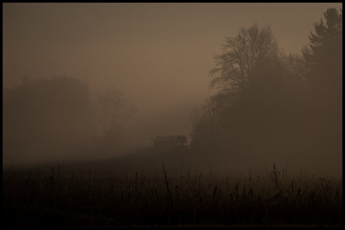 Nebelstimmungen sind ja sonst dem Herbst vorbehalten ,... 
Durch die Wetterlage bei uns zulande aber auch immer öfter im Winter anzufinden ,.... 
22.01.2020 bei Dietmannsdorf