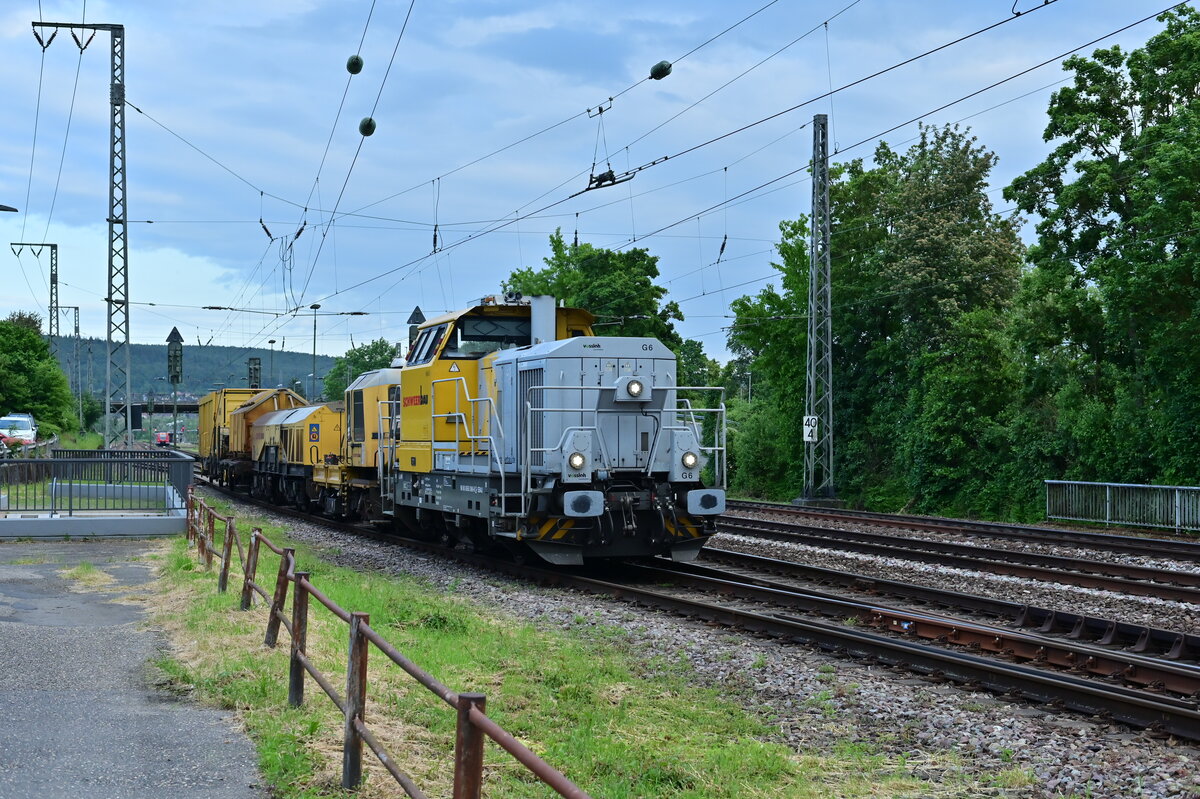  Nun hat die 650 086 Ausfahrt erhalten und verlässt  Neckarelz gen Heidelberg. 24.5.2023