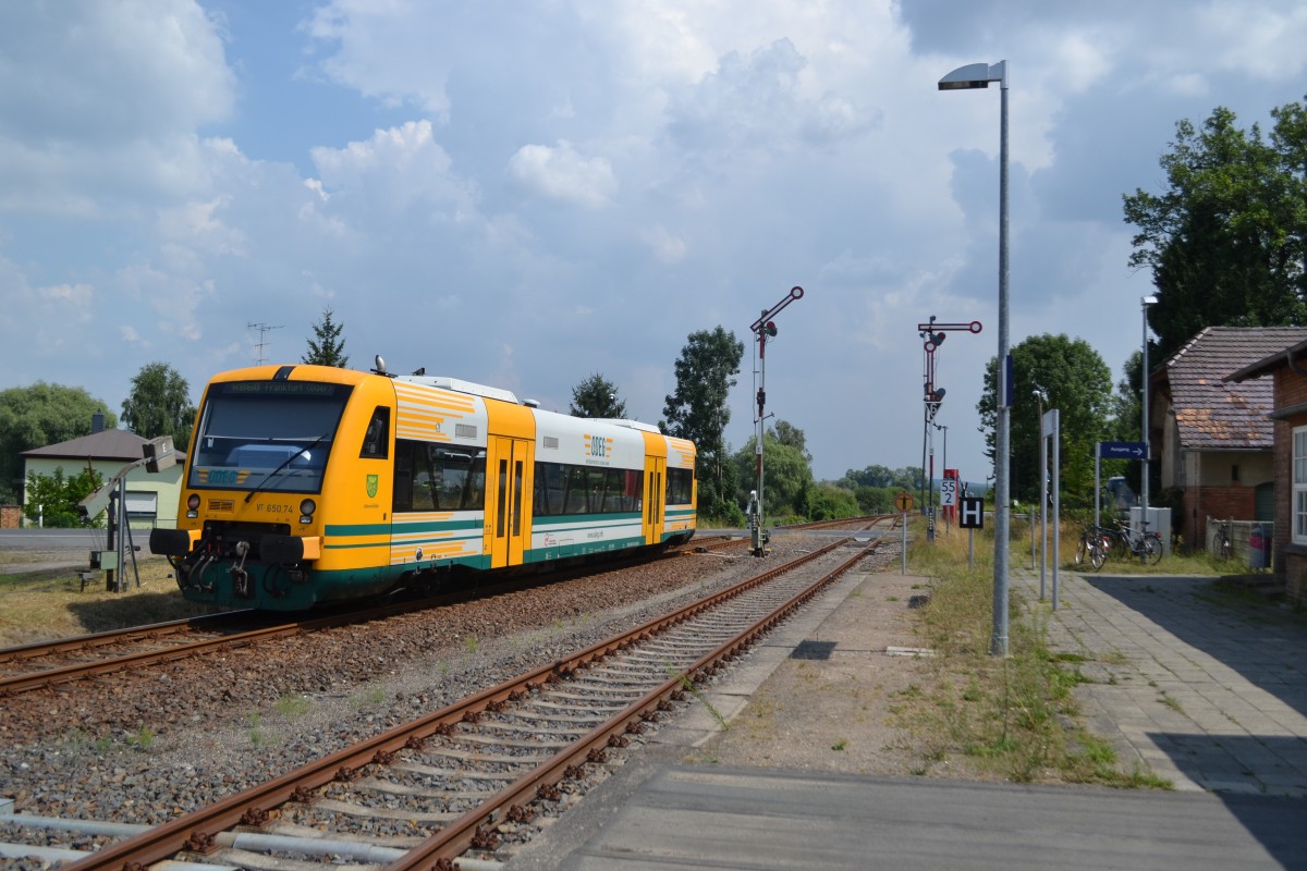 ODEG im Bhf Niederfinow 29.07.2014