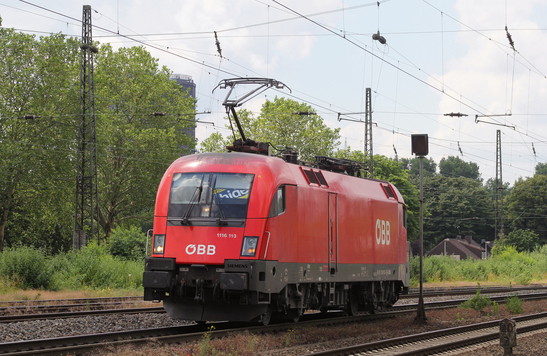 ÖBB 1116 113 // Oberhausen-Osterfeld // 21. Juni 2019