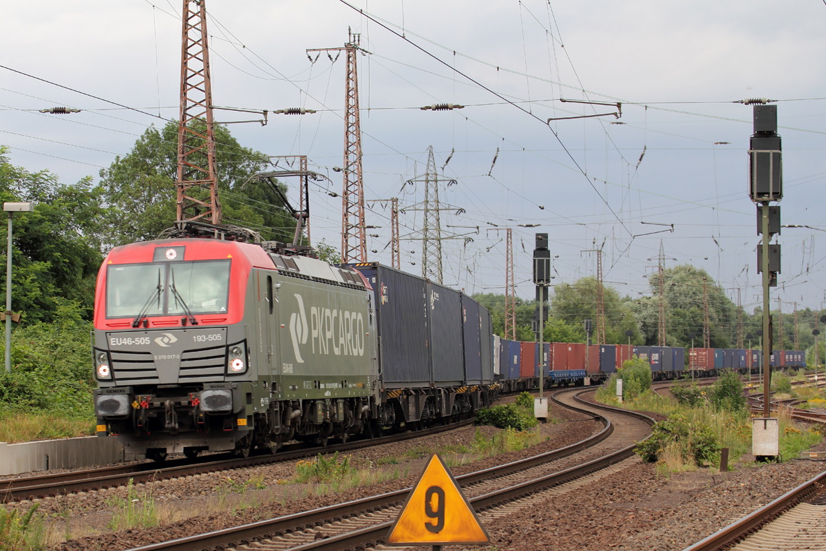 PKP 193-505 in Recklinghausen-Ost 9.7.2018