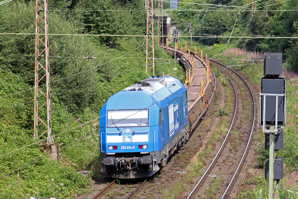 PRESS 253 014-9 auf der Hamm-Osterfelder Strecke in Recklinghausen-Ost 6.8.2024