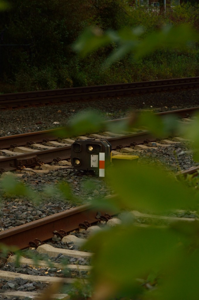 Rangiersignal in Korschenbroich am 11.10.2014