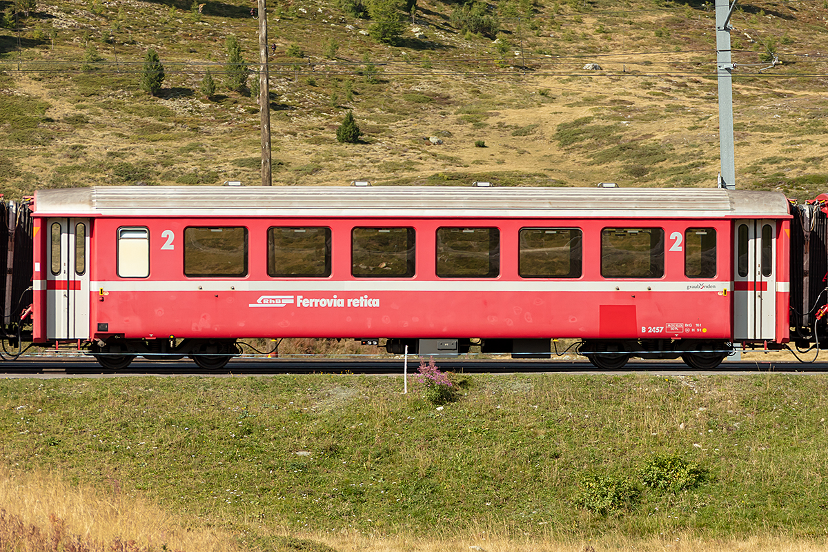 RhB, B, 2457, 13.09.2020, Bernina-Lagalb