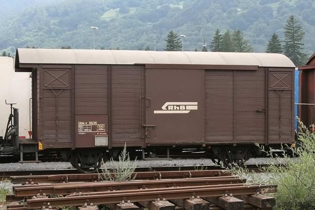 RhB, Gbk-v, 5536, 13.08.2005 Landquart