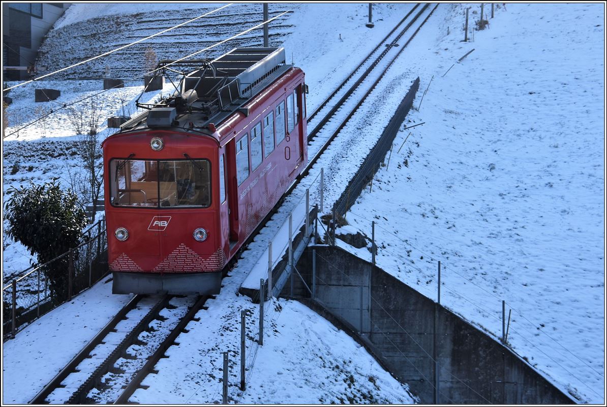 RhW unterhalb von Walzenhausen. (14.02.2018)