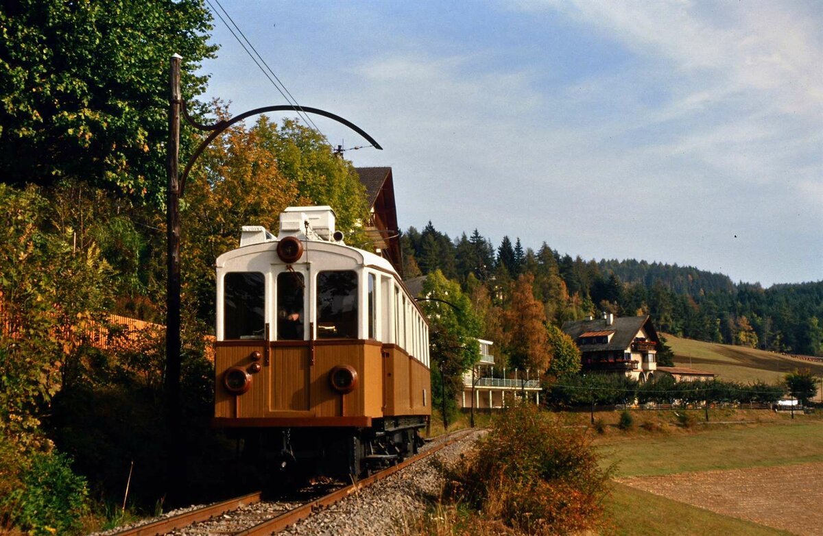 Rittner Bahn im Herbst 1985