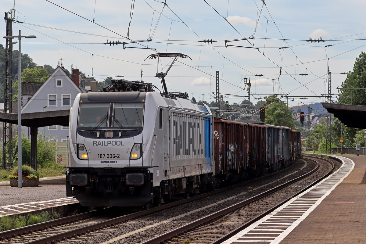 Rpool 187 006-2 in Koblenz-Ehrenbreitstein 9.8.2024