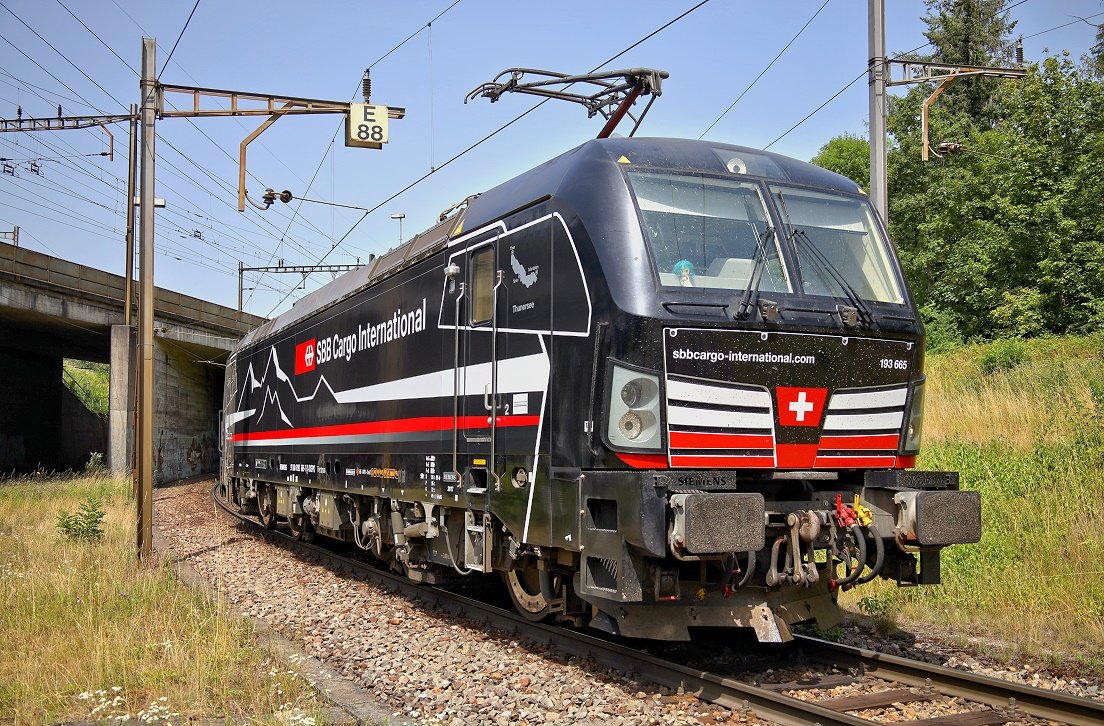 SBB 193 665, Muttenz, 18.06.2022.