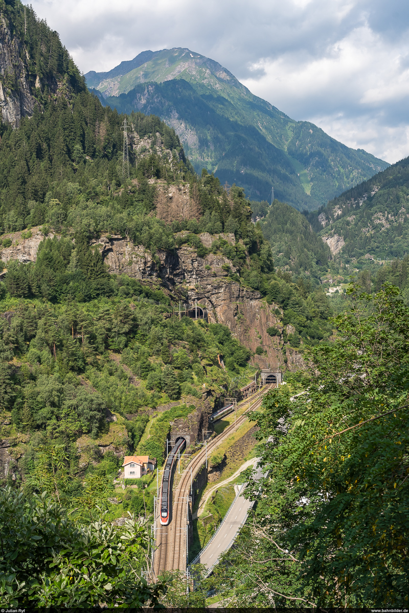 SBB RABe 501 / Polmengobrücke, 18. Juli 2024