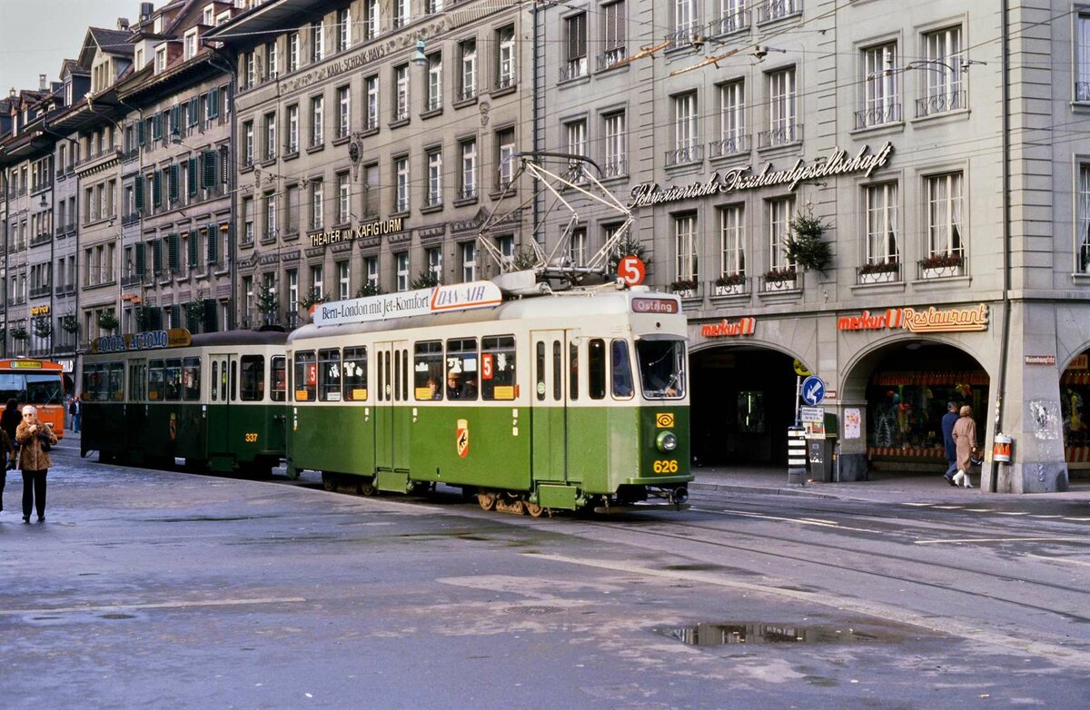 Schweizer Standardwagen der Straßenbahn Bern (evtl. 1986)