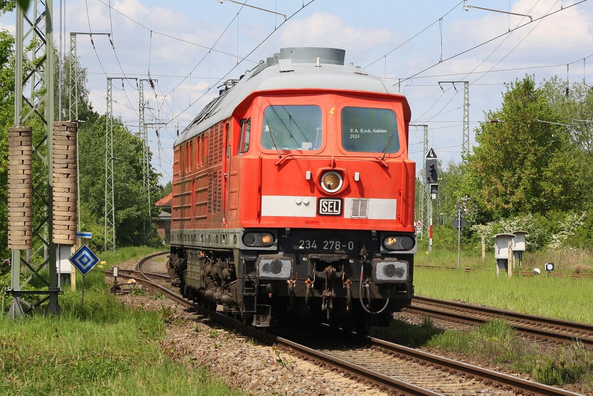 SEL 234 278-0 | Anklam | Mai 2024 - Interesse am Bild per Mail oder per Persönlicher Nachricht mitteilen