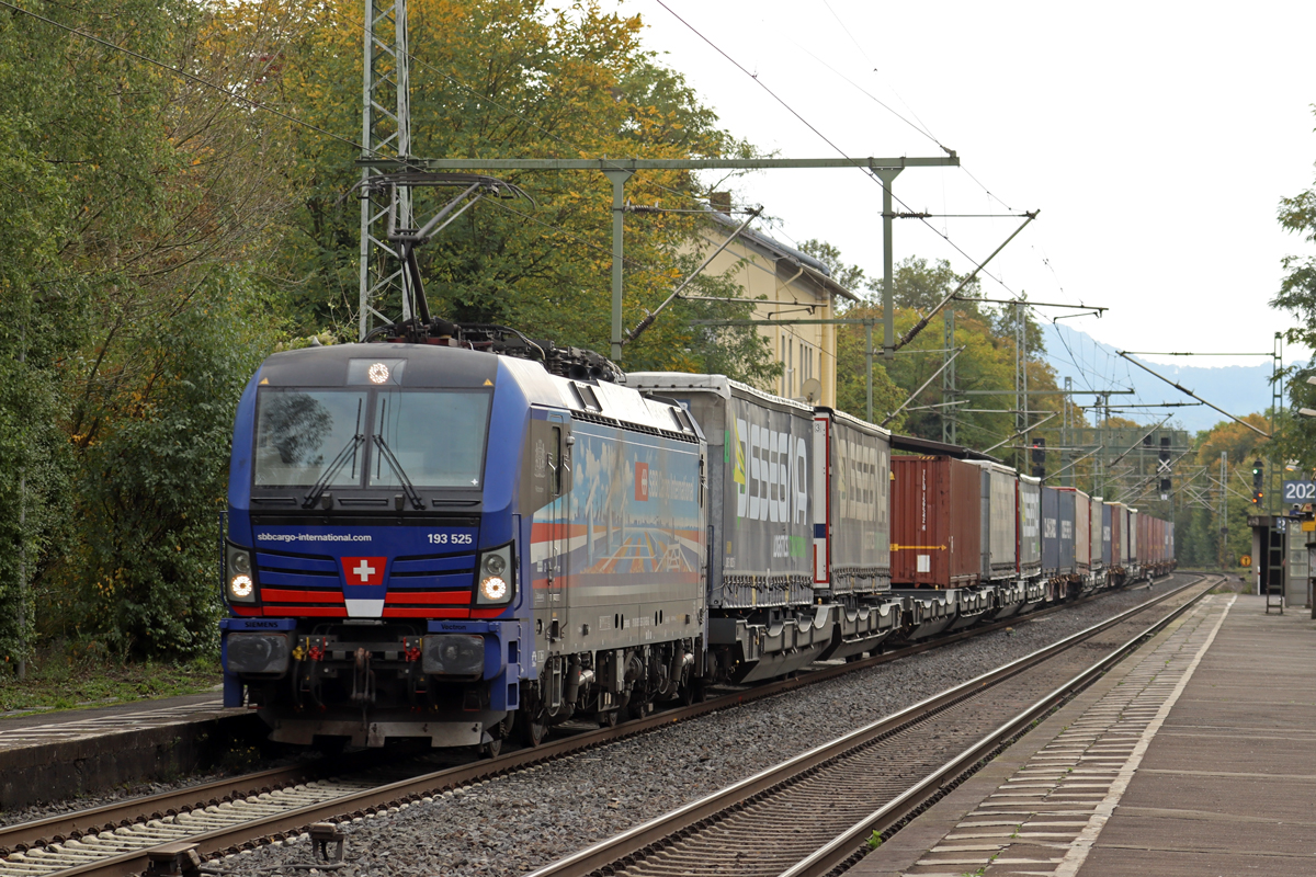 SIAG 193 525 in Diensten von SBBCI in Bonn-Oberkassel 15.10.2024