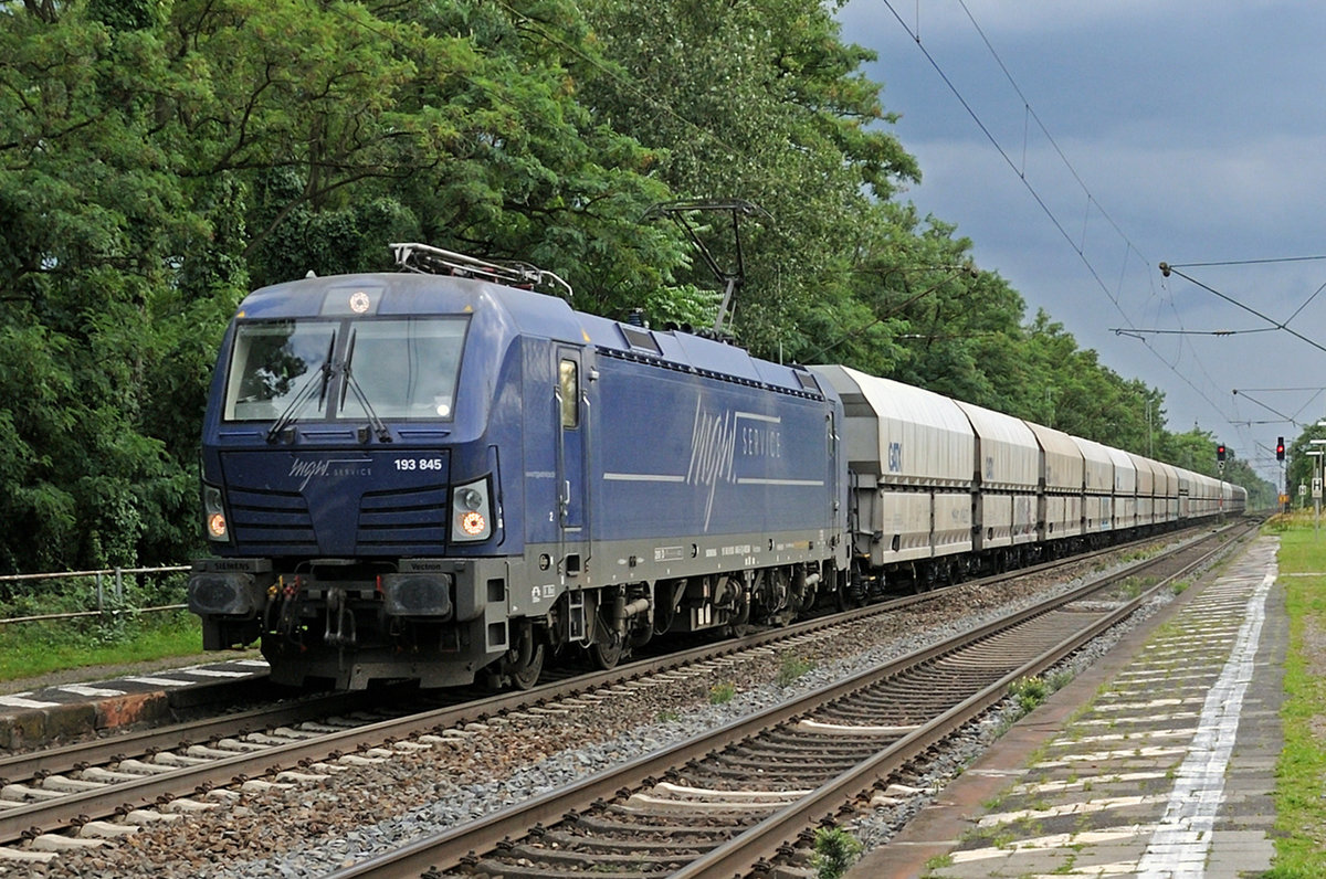 Siemens Vectron 193 845 @ Eberstadt am 10.08.2016