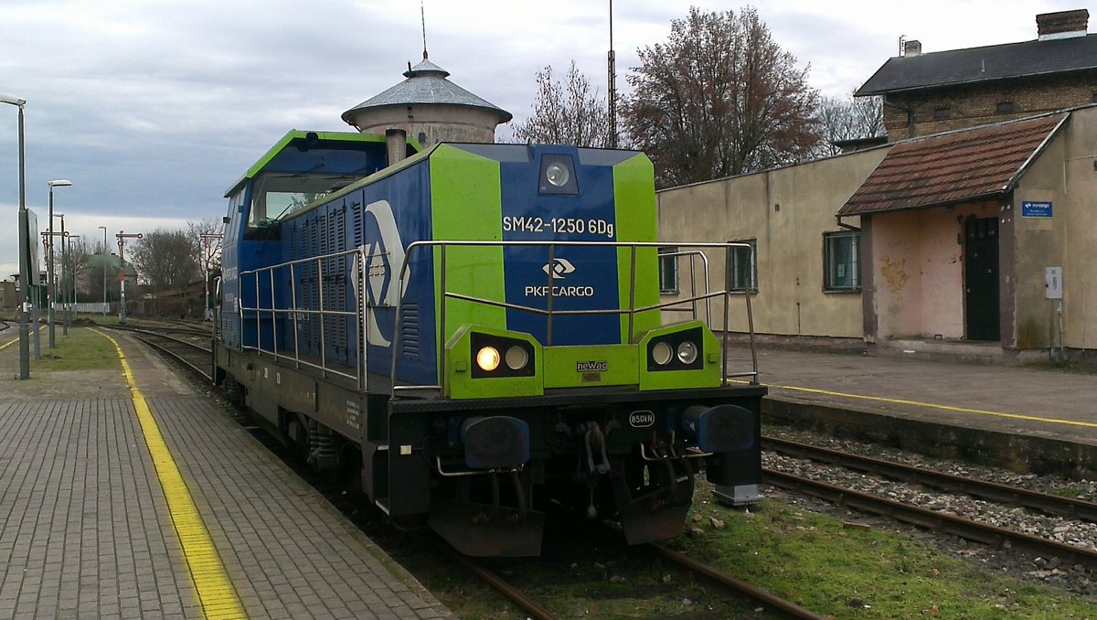 SM42-1250 in Bahnhof Miedzyrzecz, 30.12.2019