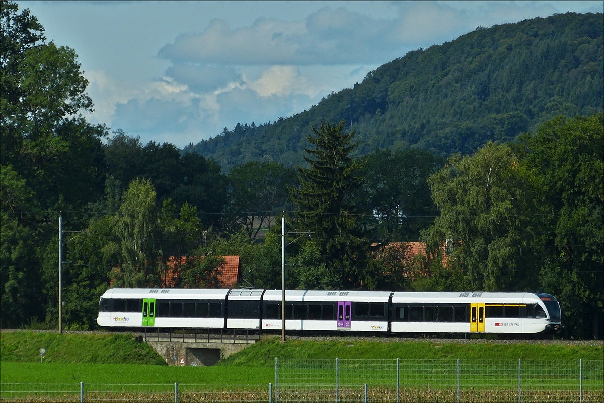  Stadler GTW 2/6 - RABe 526 797-6 auf der Fahrt von Stein am Rhein nach Schaffhausen aufgenommen am Bahnhof Stein am Rhein am 06.09.2017.   (Hans)