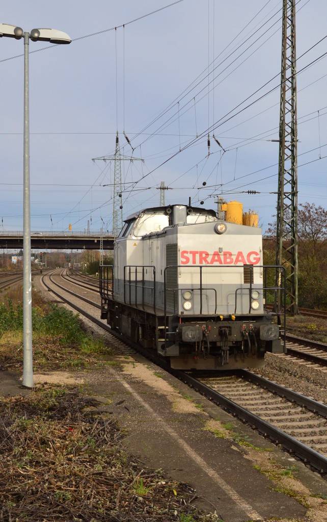 STRABAG 203 841-2 LZ in Kalscheuren. 5.12.2015