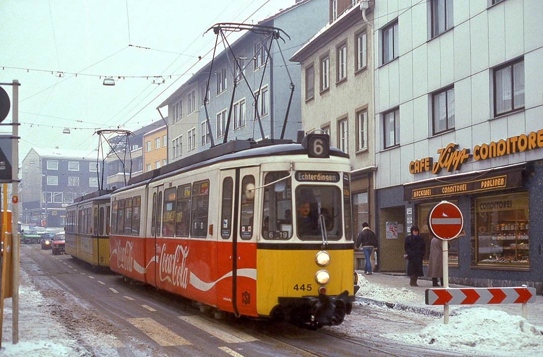 Stuttgart 445, Feuerbach, 17.01.1987.
