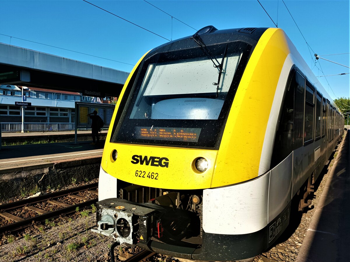 SWEG 622 462 als RB31 Friedrichshafen Stadt am 17.7.22 in Radolfzell 