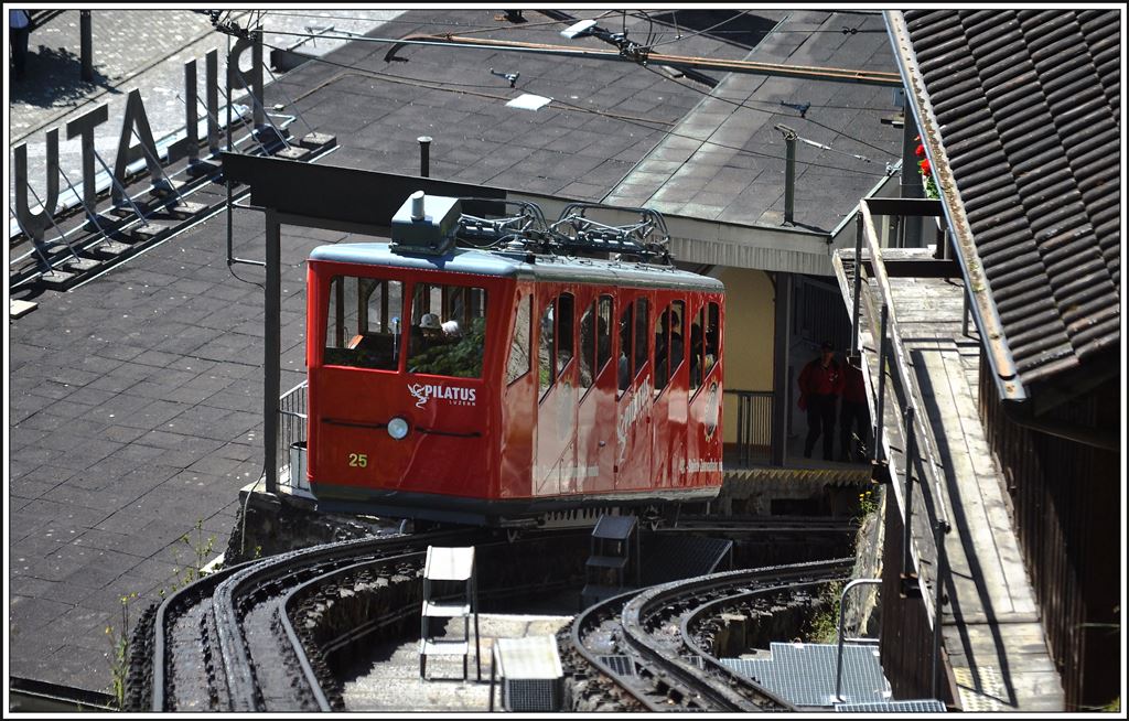 Talstation Alpnachstad ist erreicht. (20.05.2014)