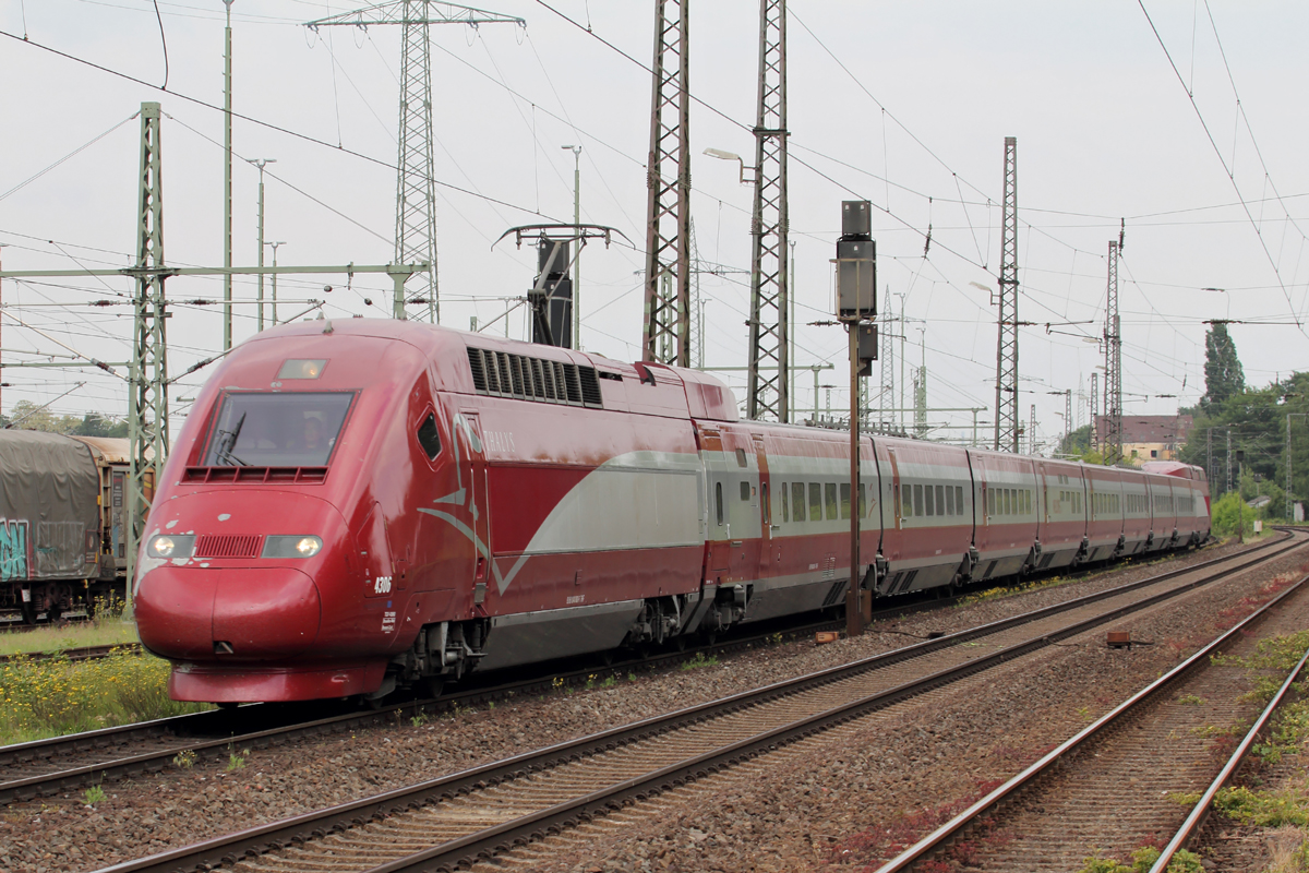 Thalys 4306 in Duisburg-Bissingheim 16.5.2018