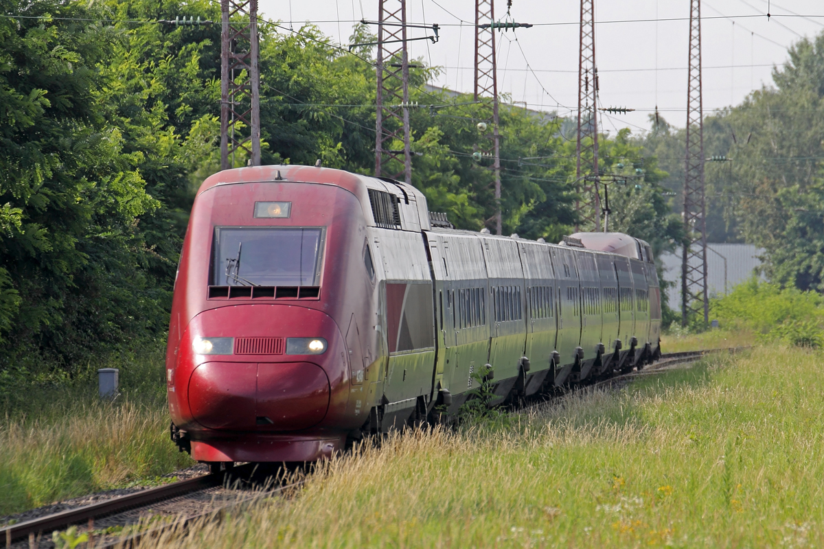 Thalys 4346 in Hilden 4.8.2021