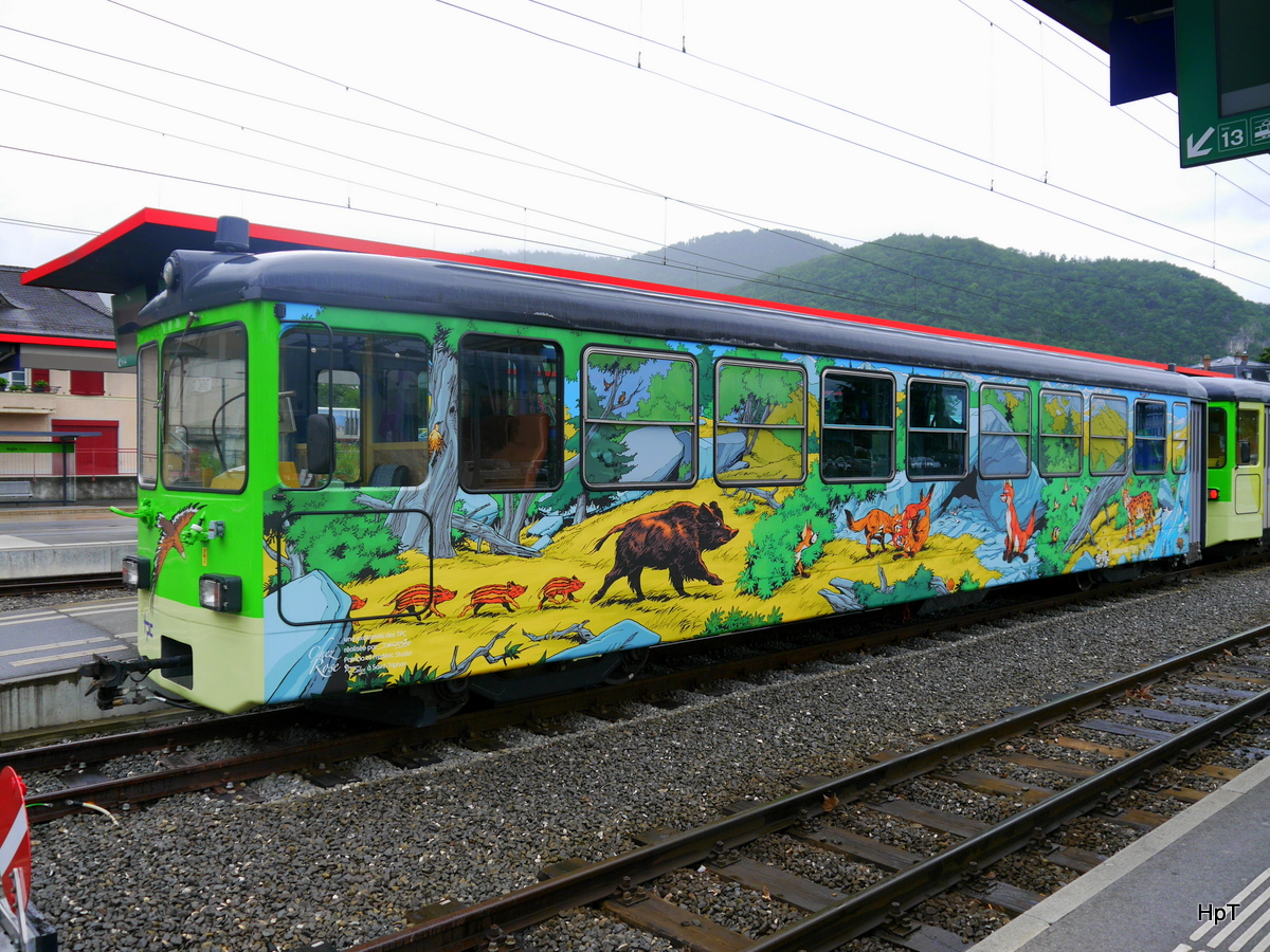 tpc / ASD - Salonsteuerwagen Arst 433 im Bahnhofsareal in Aigle am 19.06.2016