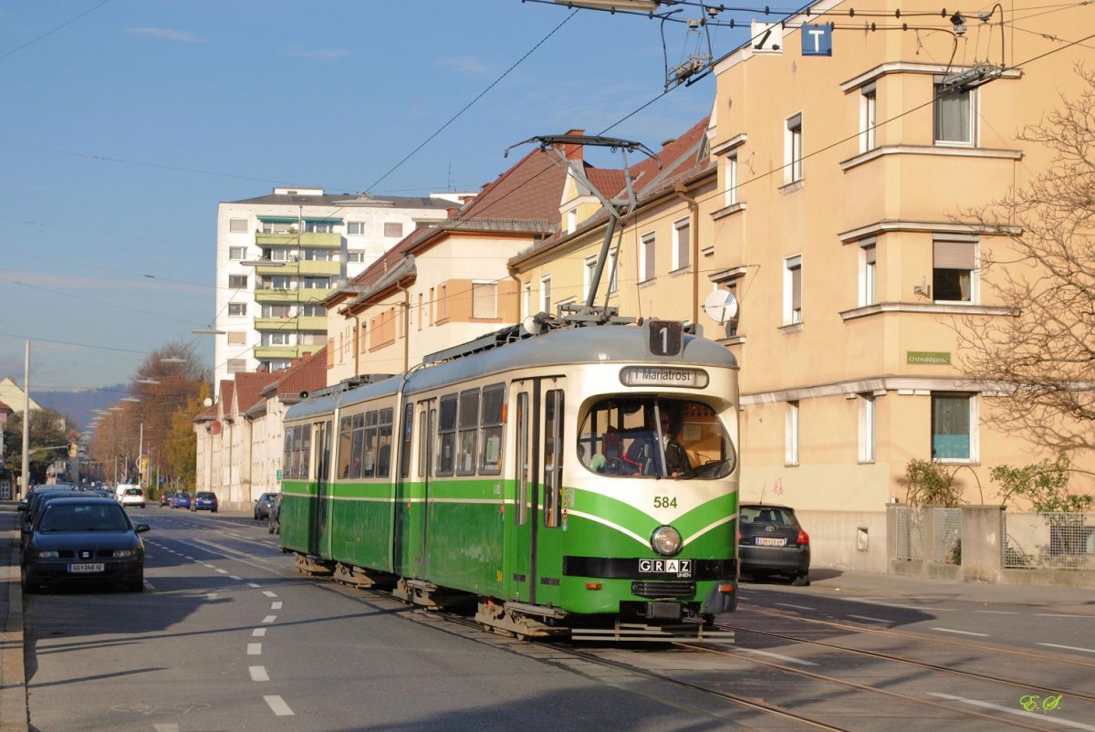 Tw.584, Alte Poststrae.(30.11.2013)