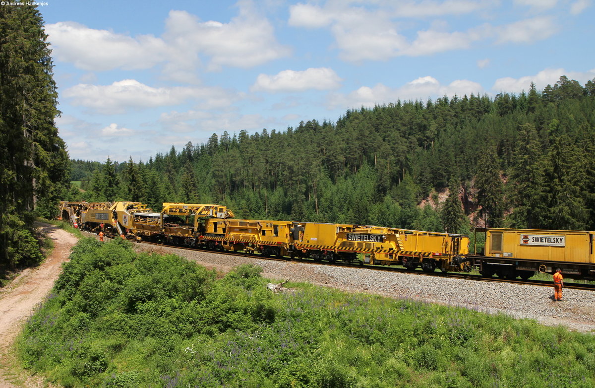 Umbauzug bei Rötenbach 14.6.18