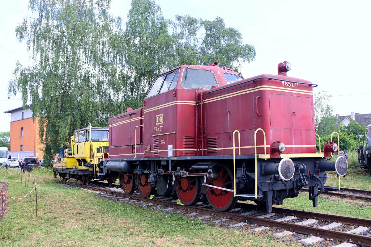 V65 011 bei dem Musseumsfest in Koblenz vom 25.06.2022