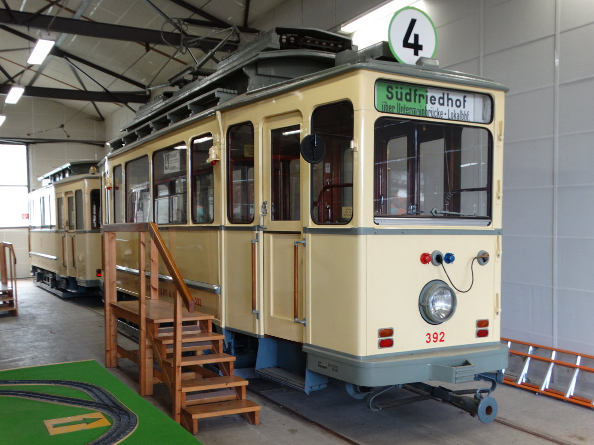 VGF K-Wagen 392 am 10.07.16 beim Sommerfest im Verkehrsmuseum 