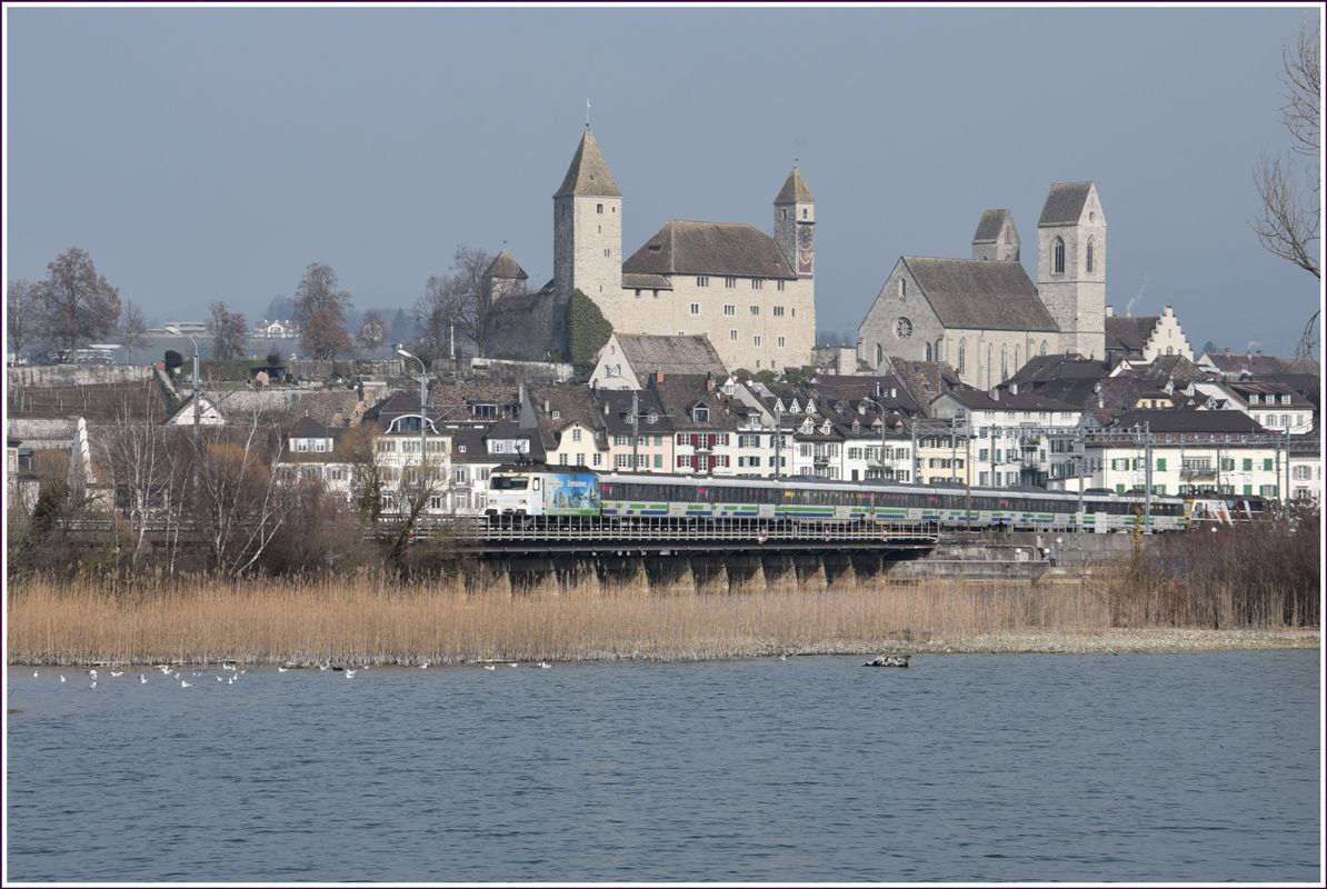 Voralpenexpress bei Rapperswil. (14.02.2017)