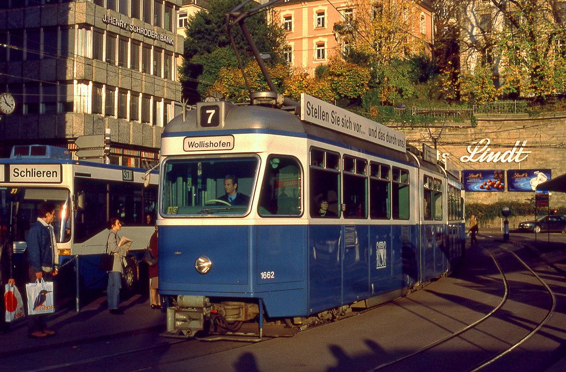 Zürich 1662, Central, 08.11.1999.
