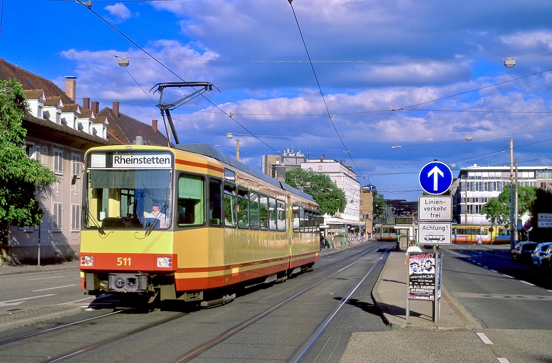 . Karlsruhe 511, Ebertstraße, 27.08.2009.