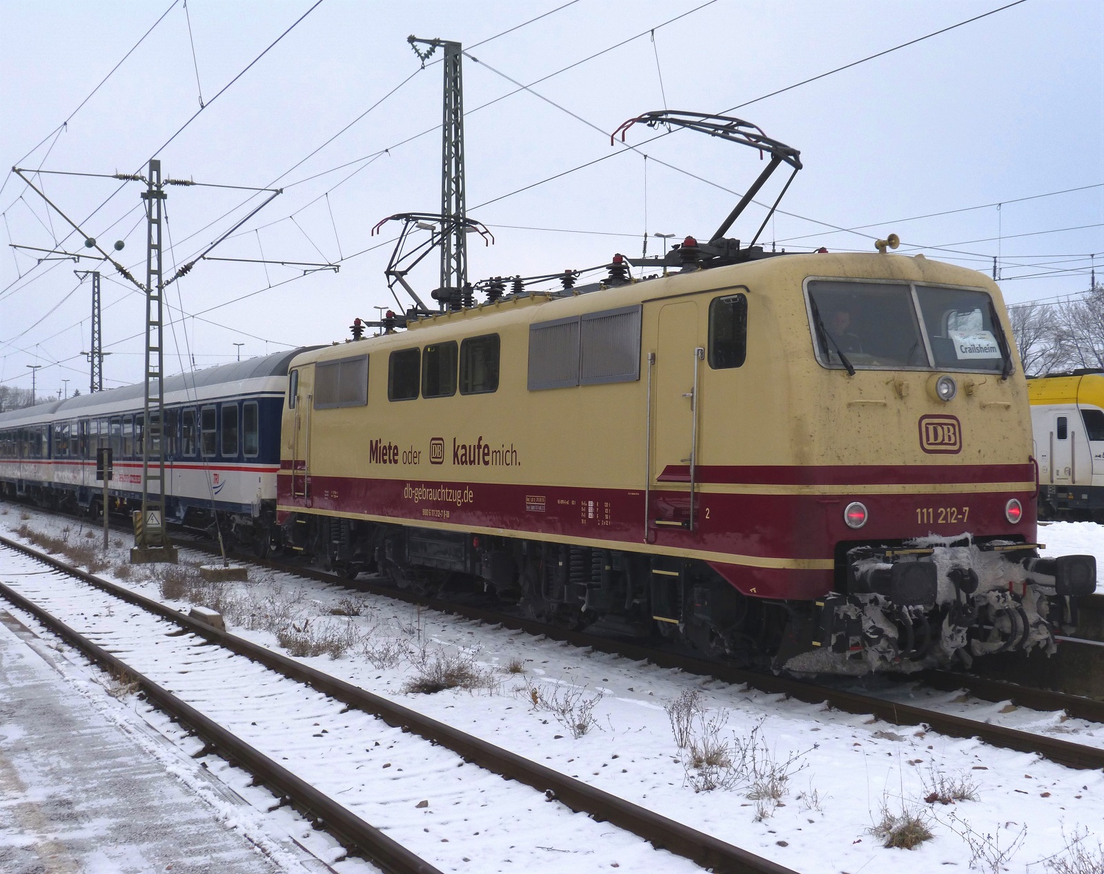 111 212-7 Crailsheim 18.12.2022