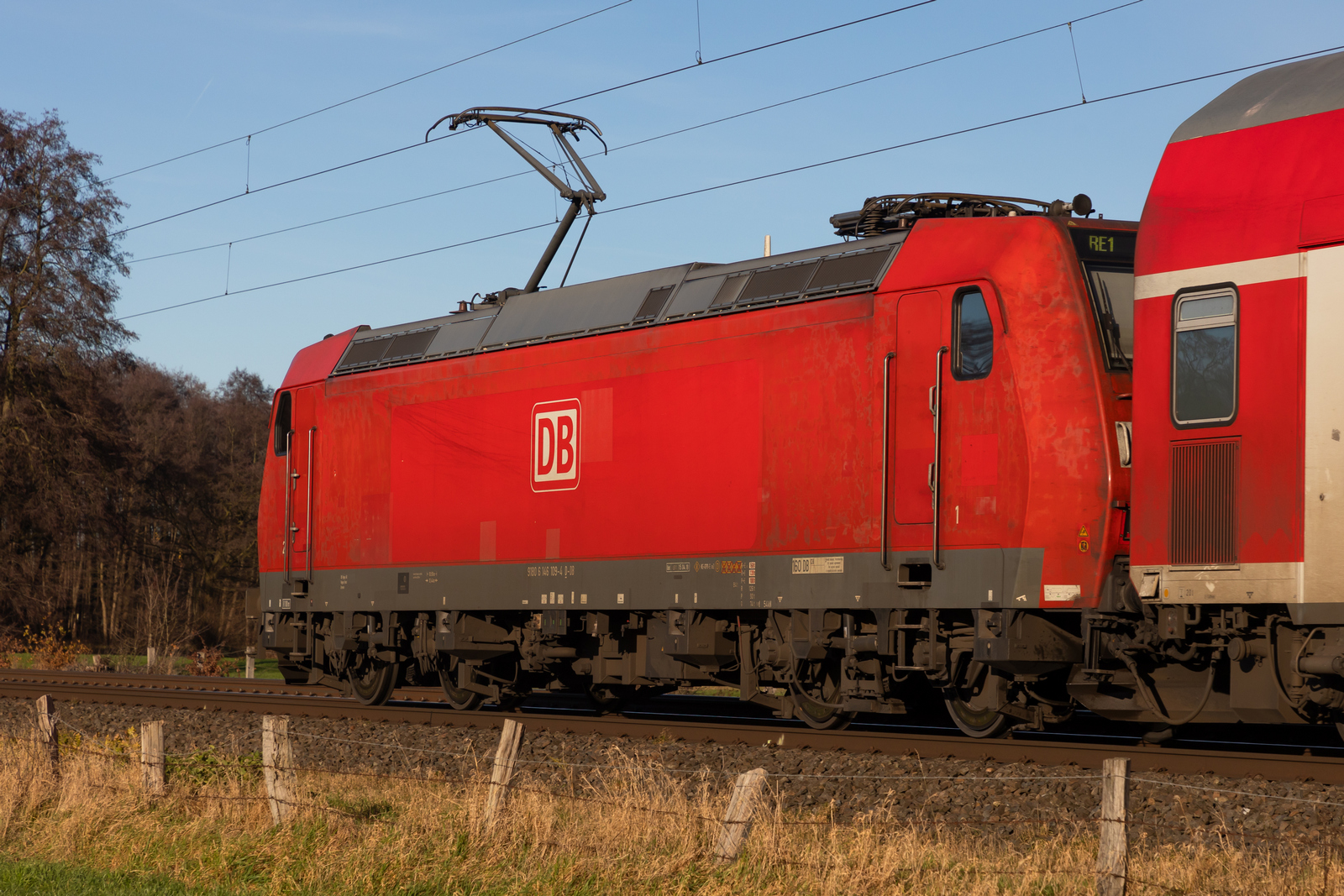 146 109-4 bei Langwedel gen Verden. 30.11.24