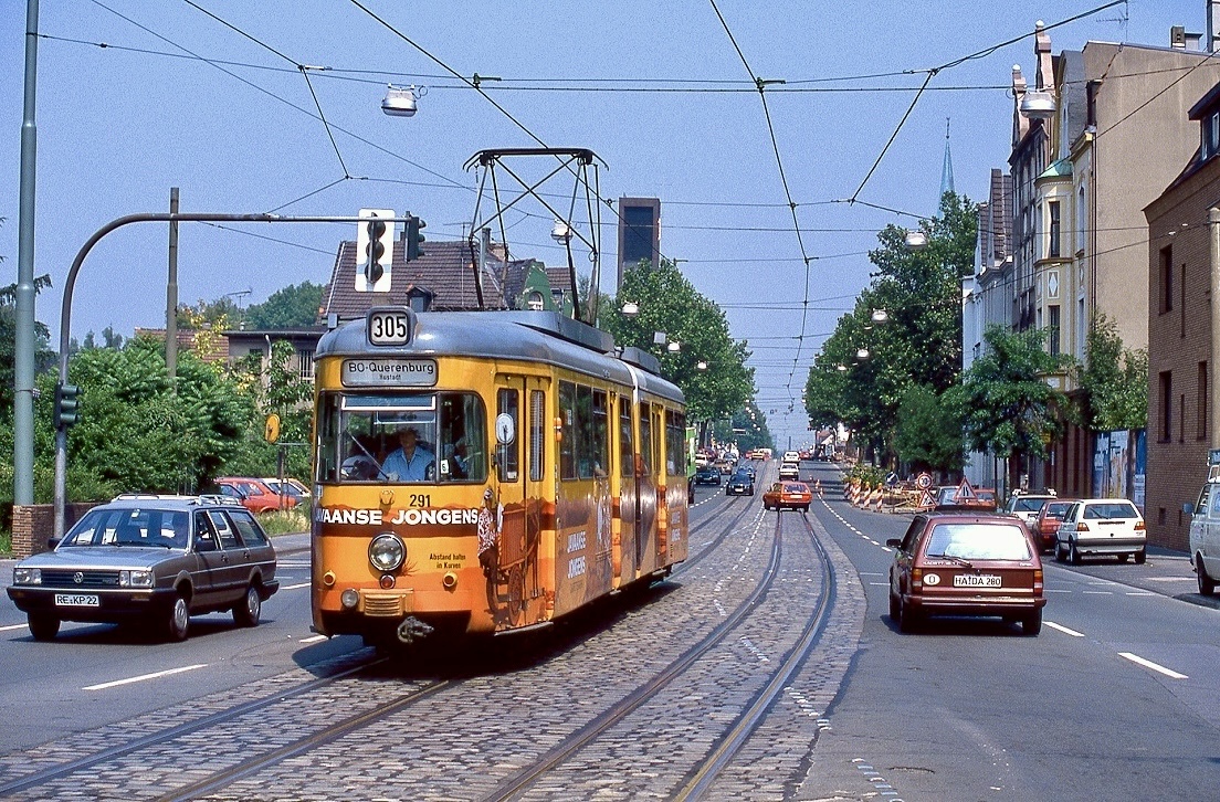 Bogestra 291, Bochum Herner Straße, 05.07.1989.